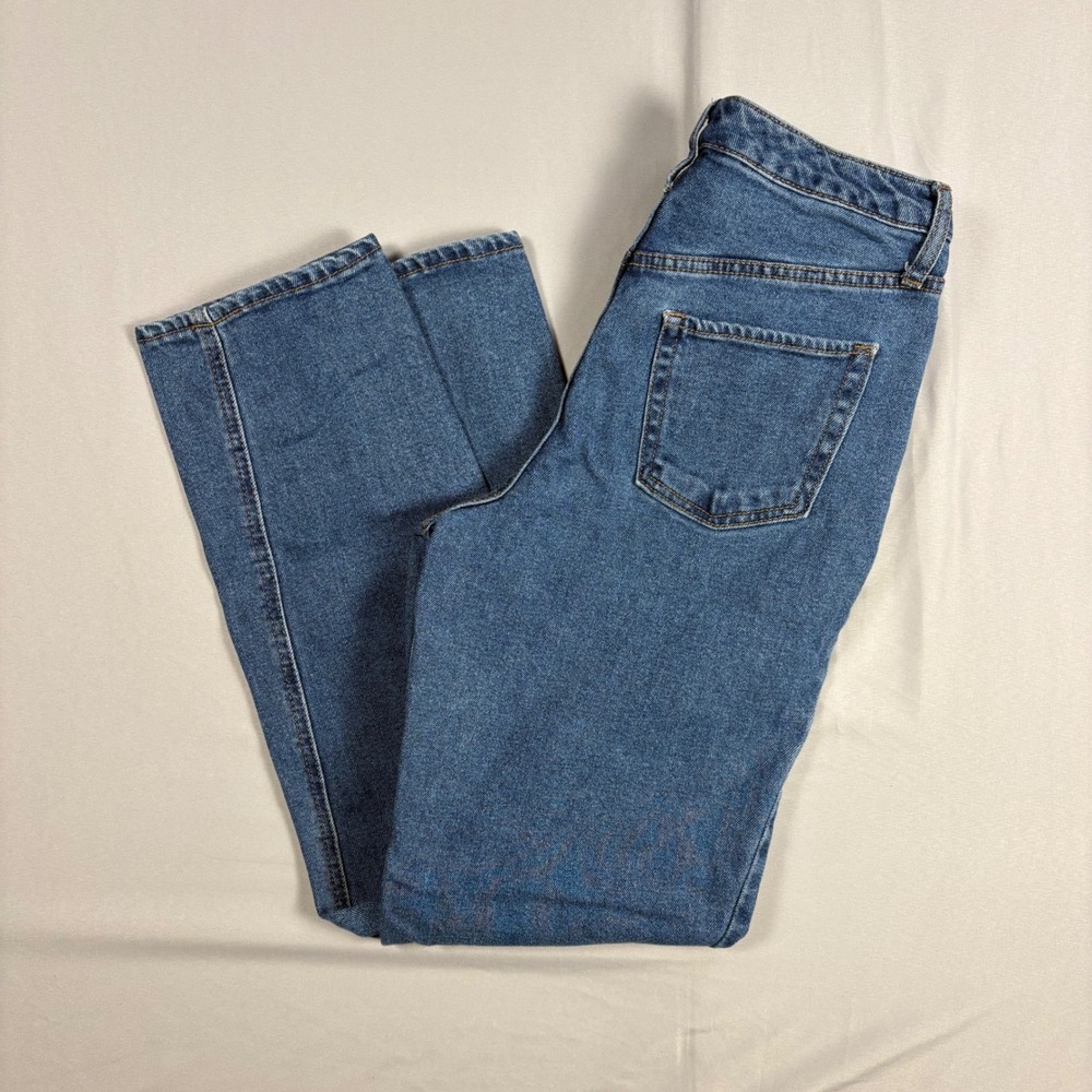 Wild Fable Womens Size 4 Blue High Rise Straight Leg 80s Inspired Jeans